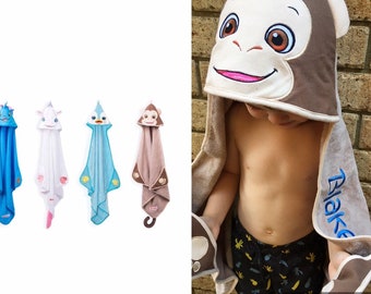 hey duggee hooded towel