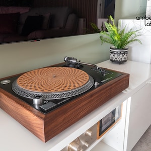 Walnut Technics 1210 1200 wooden plinth surround,  for your audiophile Hifi Turntable  Mk2 - Mk5