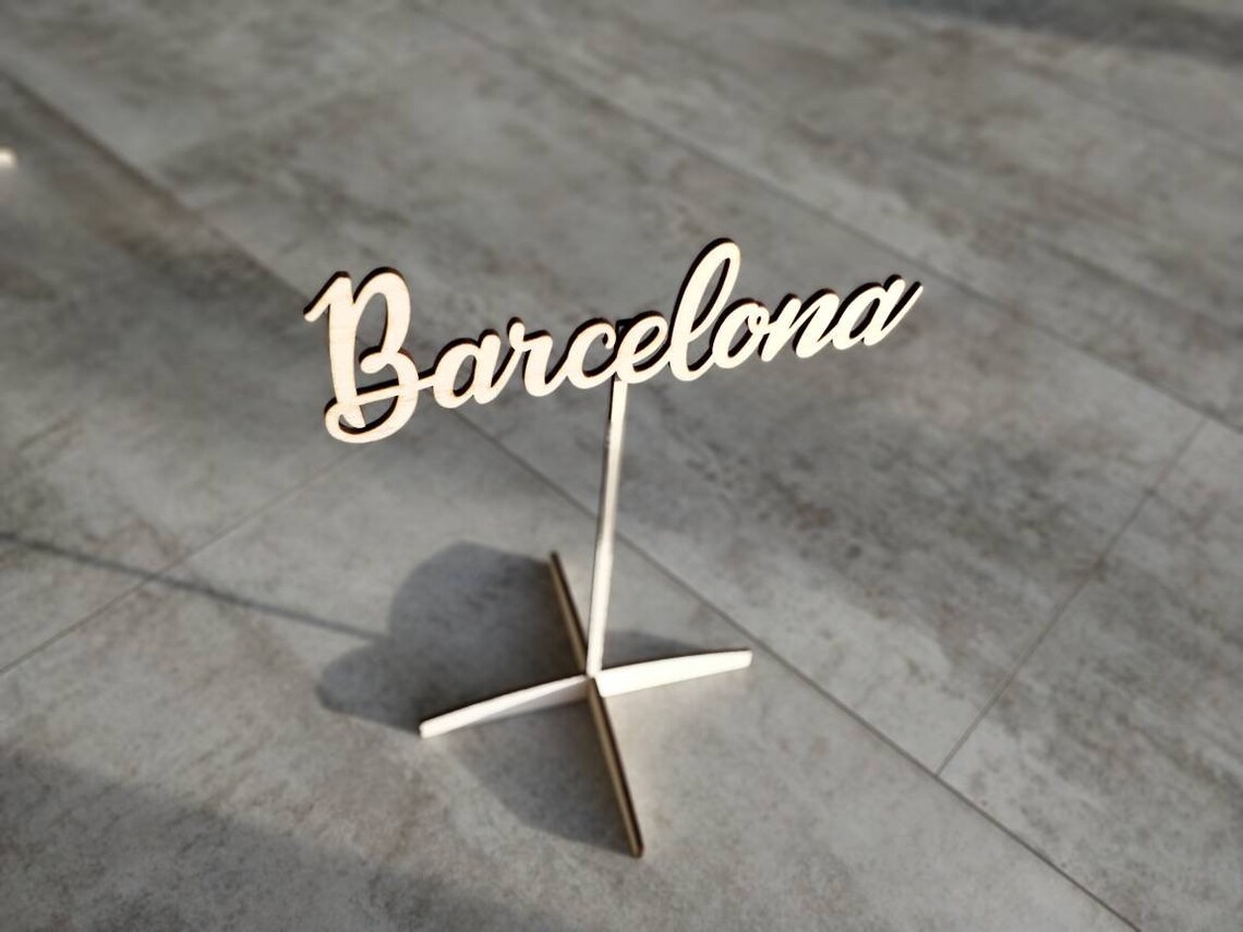 Wooden wedding table Names Rustic Wedding Centrepiece | Etsy