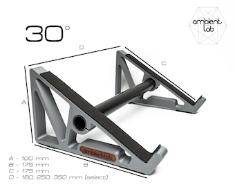 Medium STAND for Synths / Controllers / Effects / MIDI - 30 Degrees for synthesizer for Korg, Roland , Moog, TB 303