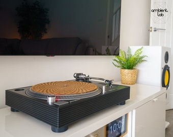 Technics 1210 1200 modern BLACK 3D Printed plinth surround,  for your audiophile Hifi Turntable  Mk2 - Mk5