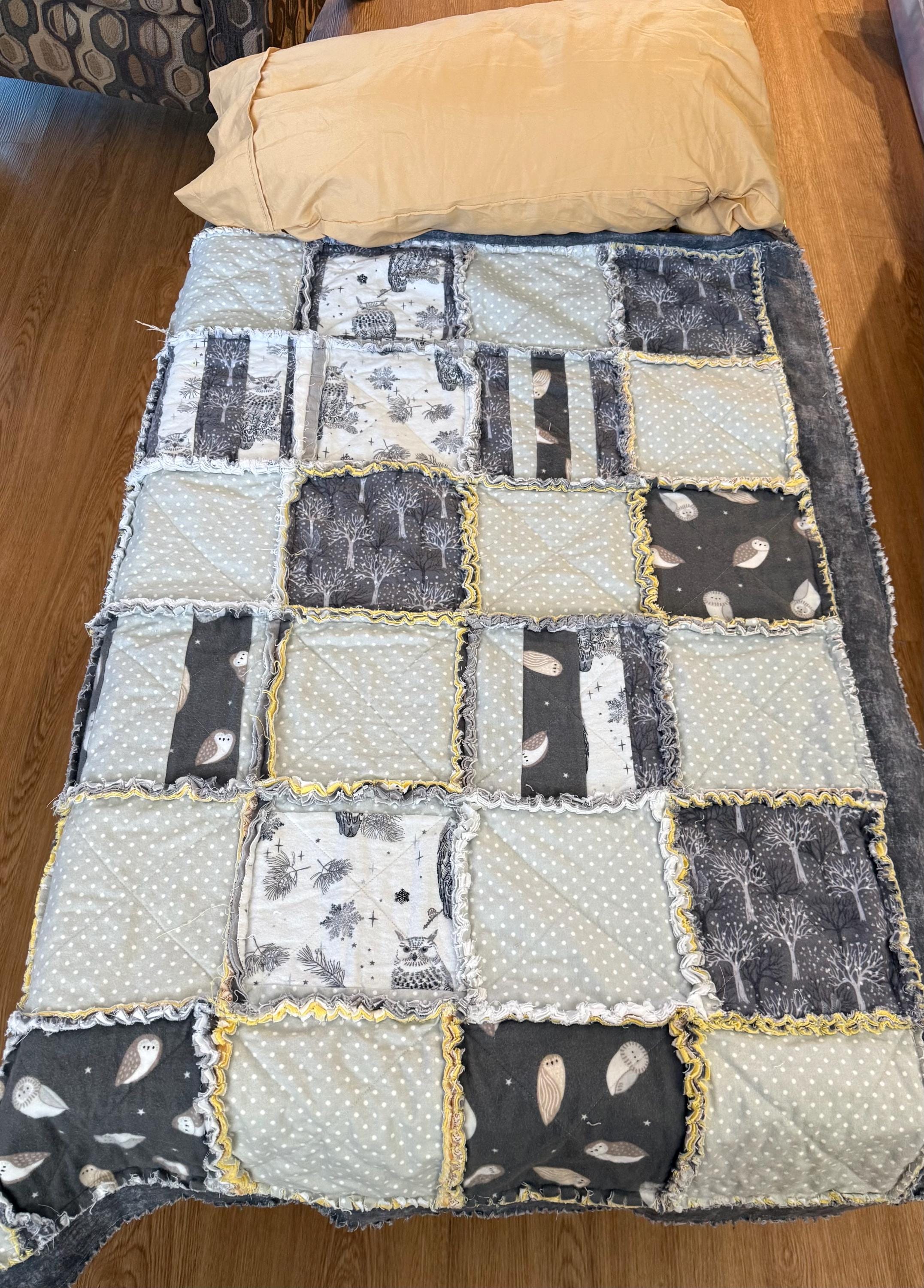 Nite Owl Rag Quilt