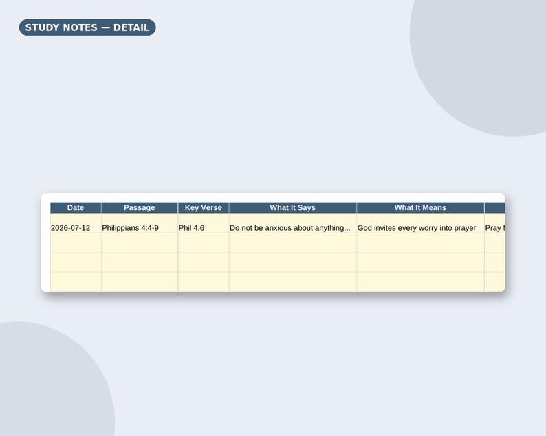 Memory verse detail with reference and status