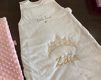 Personalised Baby TAGGIE Taggy Couette Couverture Prince Princesse Cadeau Garçon Fille