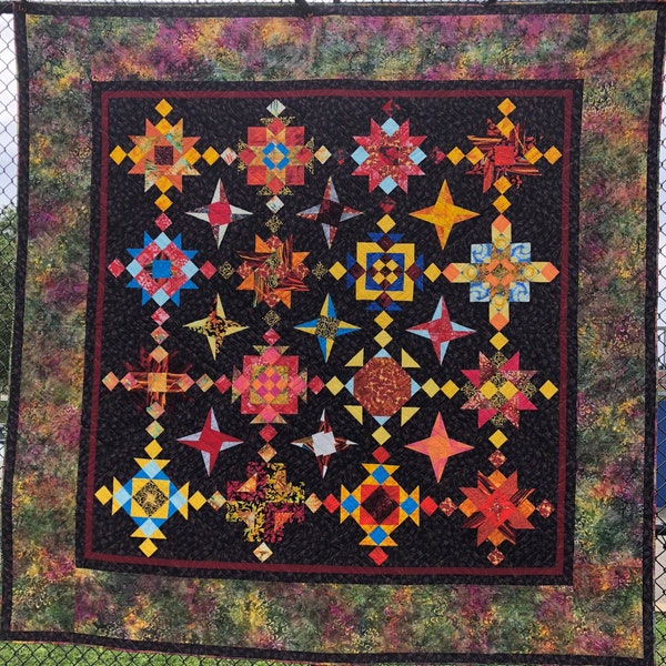King Size Quilt For Sale - Block of the Month