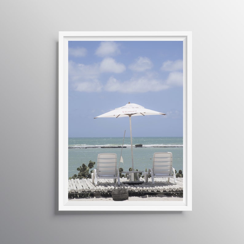 Impression De Plage Plage Parapluie Art Affiche De Parapluie Plage Parapluie Photo Photographie De Parapluie Parapluie Grand Art Art Mural