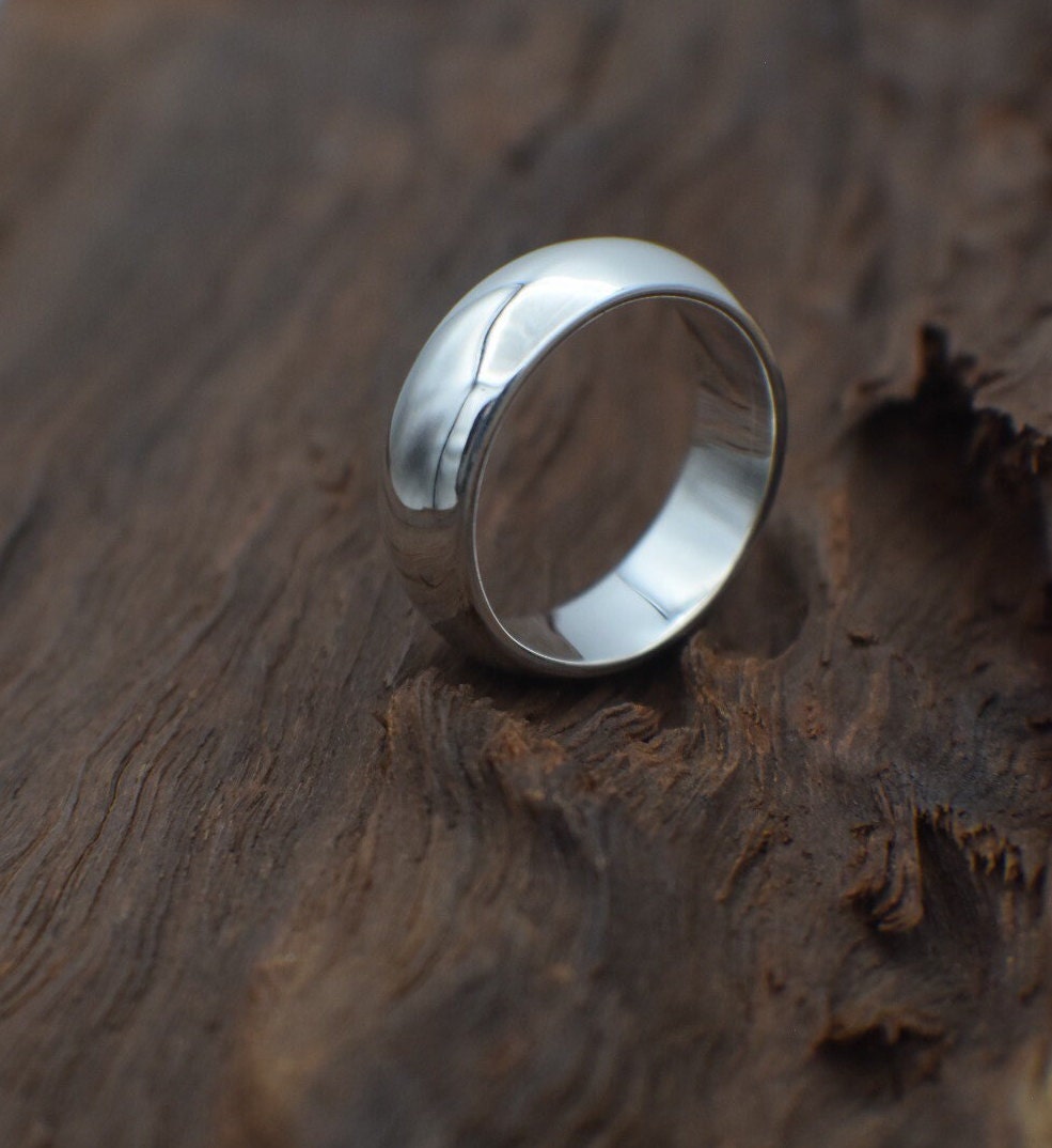 BLAZE Solid 925 STERLING SILVER Ring - Etsy