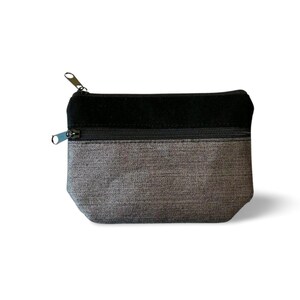 Geldbörse mit Kartenfach | kleiner Geldbeutel aus Stoff | flaches Portemonnaie Damen | Brieftasche viele Karten | veganes Täschchen Handmade