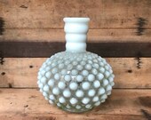Fenton French Opalascent Hobnail Cologne Bottle Moonstone