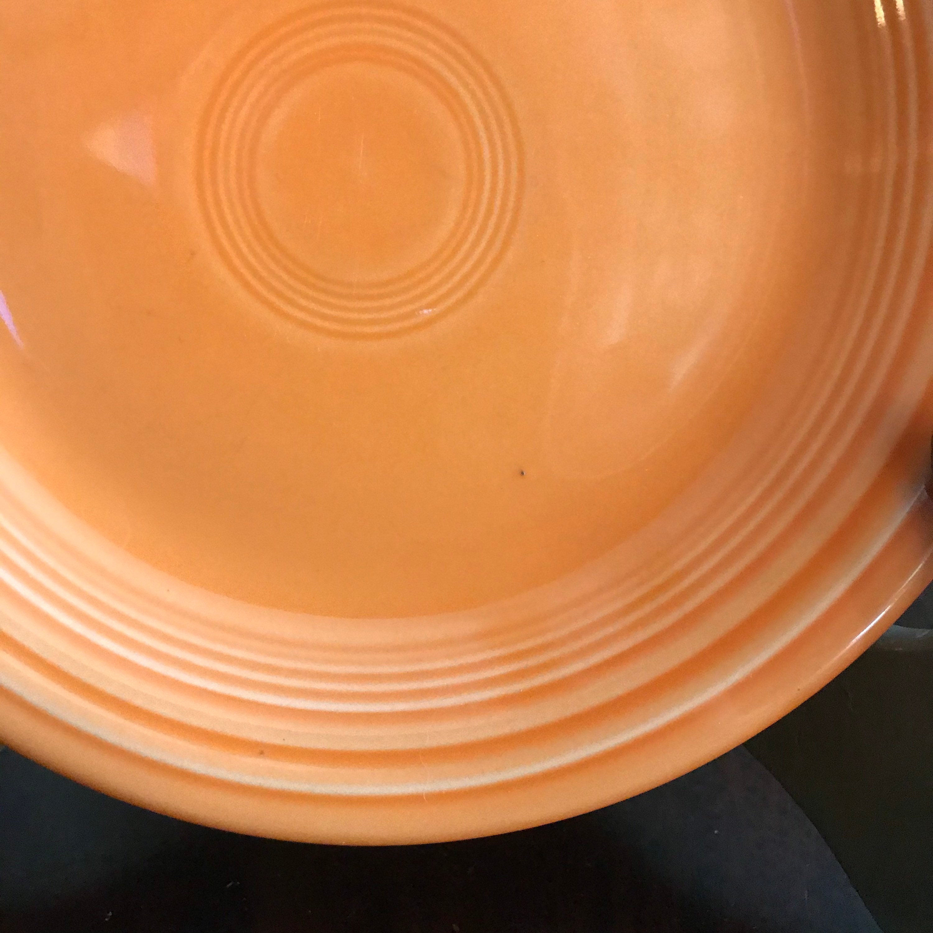 Vintage Fiestaware Tangerine Dinnerware Pieces Homer Etsy