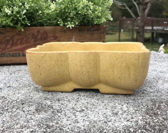 MCM Ungemach Pottery Planter | UPCO | Mustard Dripware | Roseville