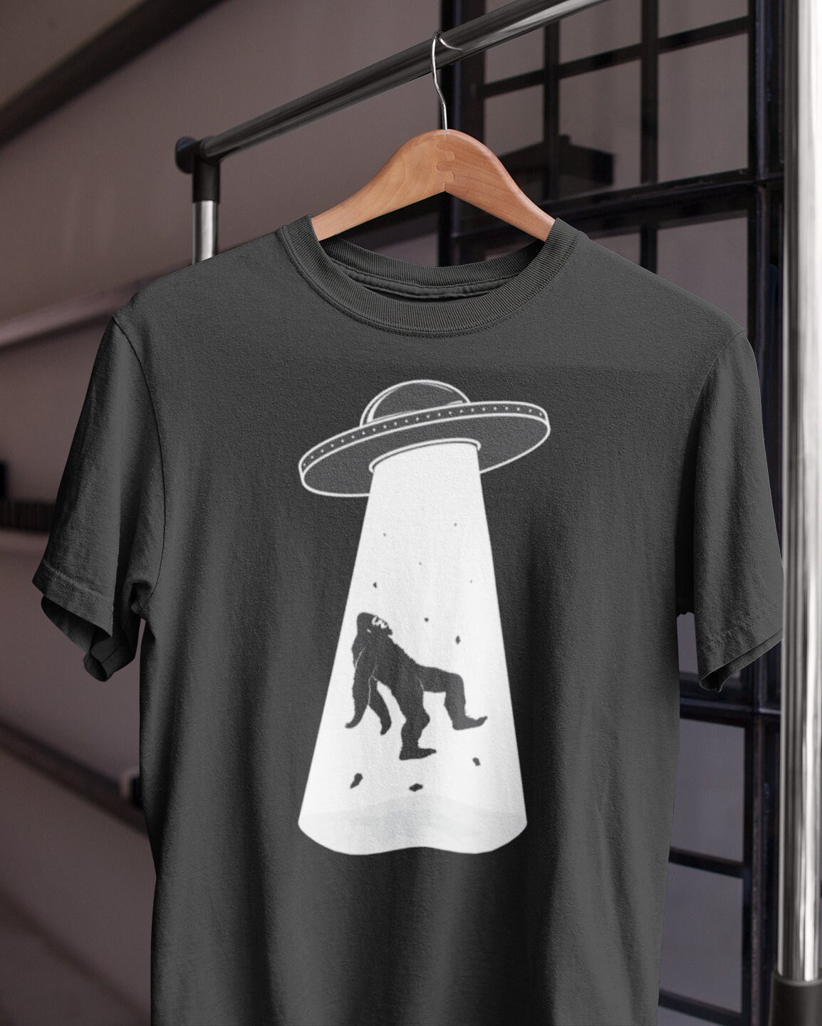 bigfoot ufo shirt