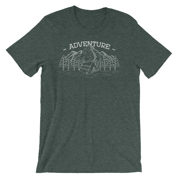 Hiking Gift Retro Camping Adventure Shirt Love the Outdoors Vintage Camping T-Shirt Hiking Shirt Camping Gift