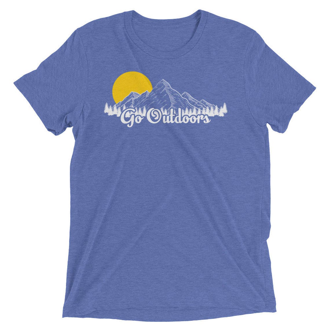 Go Outdoors Premium TriBlend TShirt Nature Outdoors Gift Etsy Polska