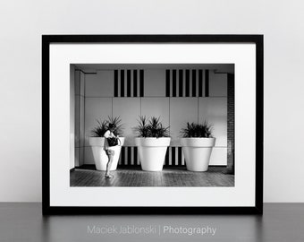 Holland Road, London (Printable Black and White Street Photography, Instant Digital Download Artwork to Frame, High Resolution Wall Art)