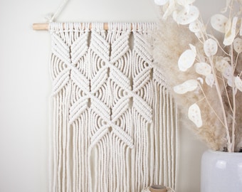 Macramé / Accrochage mural Macramé / Cadeau / Décoration Boho / Rideau Macramé