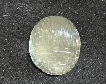 RARE Lybian Desert Glass Scarab Carving