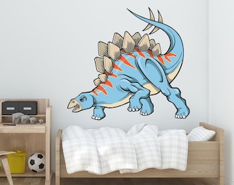 Dinosaur Wall Decal - Kids Jurassic Room Decor - Playroom Wall Sticker - Nursery Room Art - Dino Large Sticker - Kids-WD-001