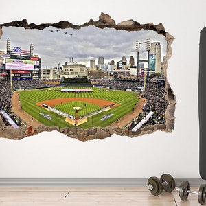 Comerica Park Stadium Wall Sticker Baseball Stadium Comerica Park Decal Stadium Decal Baseball Fan Gifts Stadium Wall Art Stadium Printable