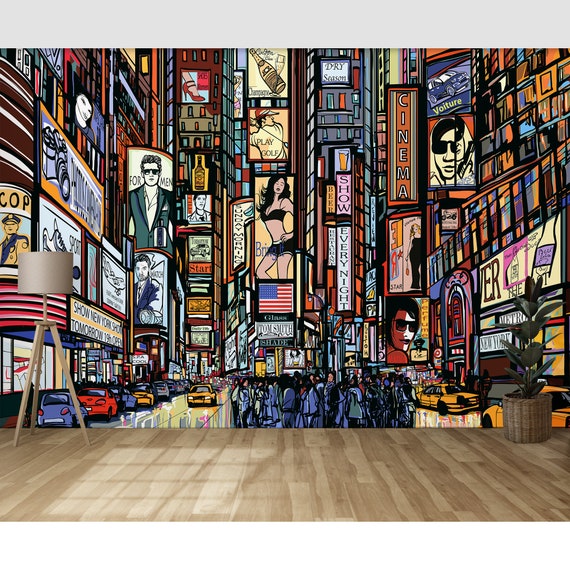 New York ニューヨークマンハッタン絵画
