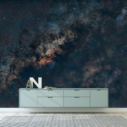 Toile De Mer off White on Dark Blue Removable Wallpaper Etsy