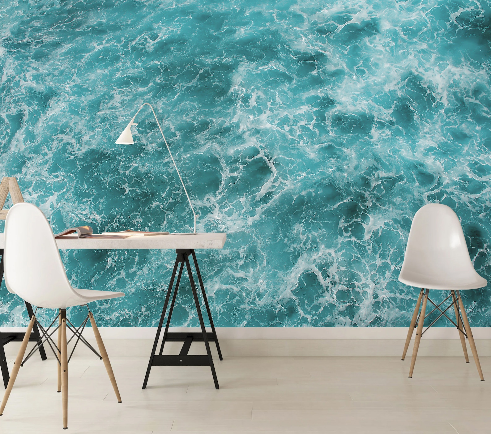 Sea Mural Ocean Wallpaper Sea Peel and Stick Waves Wallpaper | Etsy