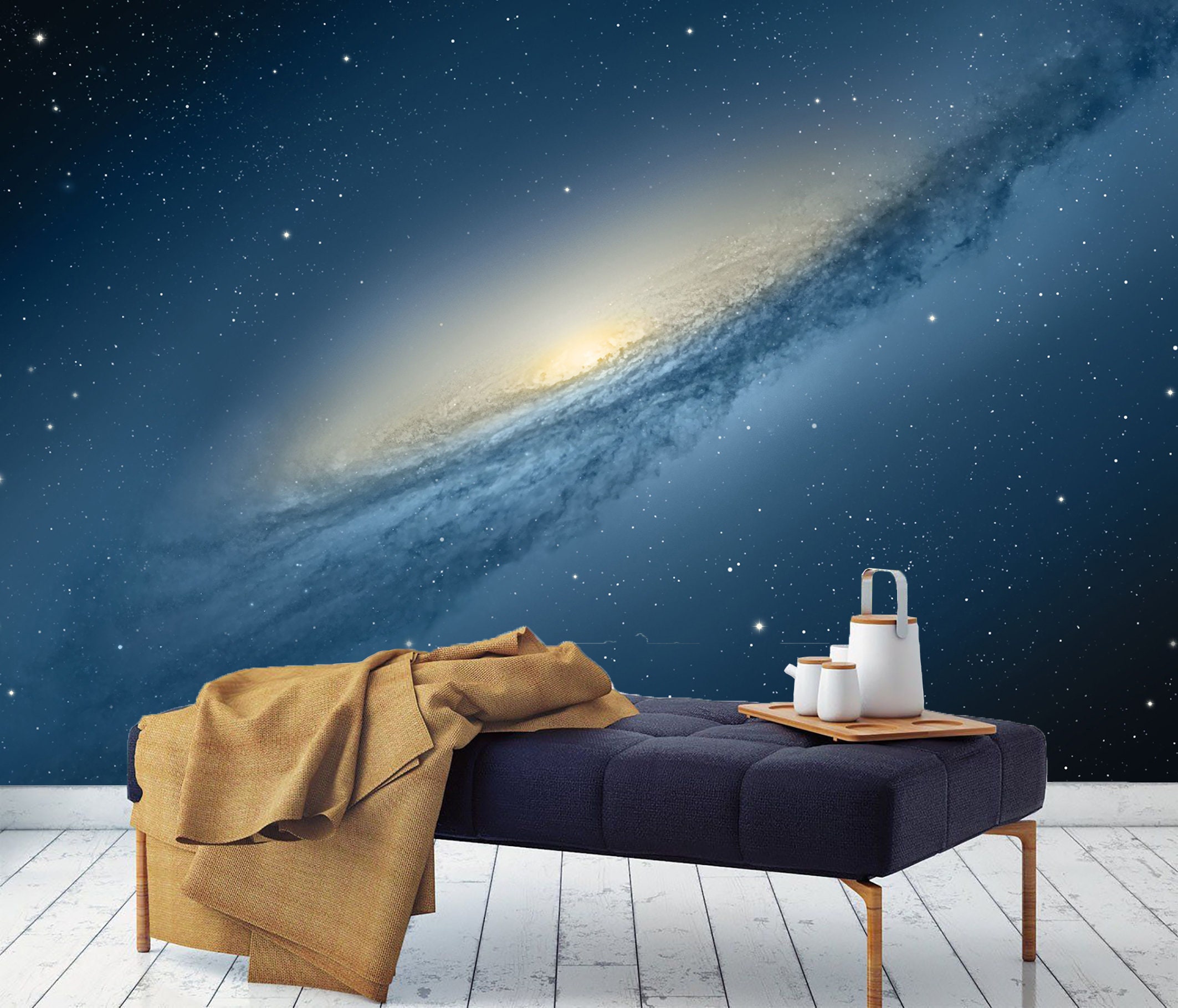 Galaxy Wallpaper Space Wallpaper Large Wall Mural Peel&Stick | Etsy