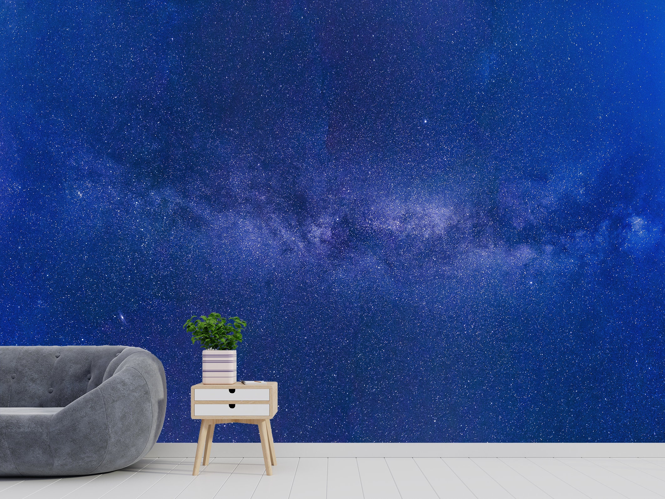 Star Cluster Peel and Stick Mural Wallpaper Stellar Nebula | Etsy