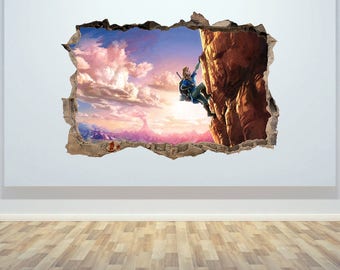 Zelda Wall Sticker Legend of Zelda Wall Decal Kids Video Game Wall Decor Gamers Gift