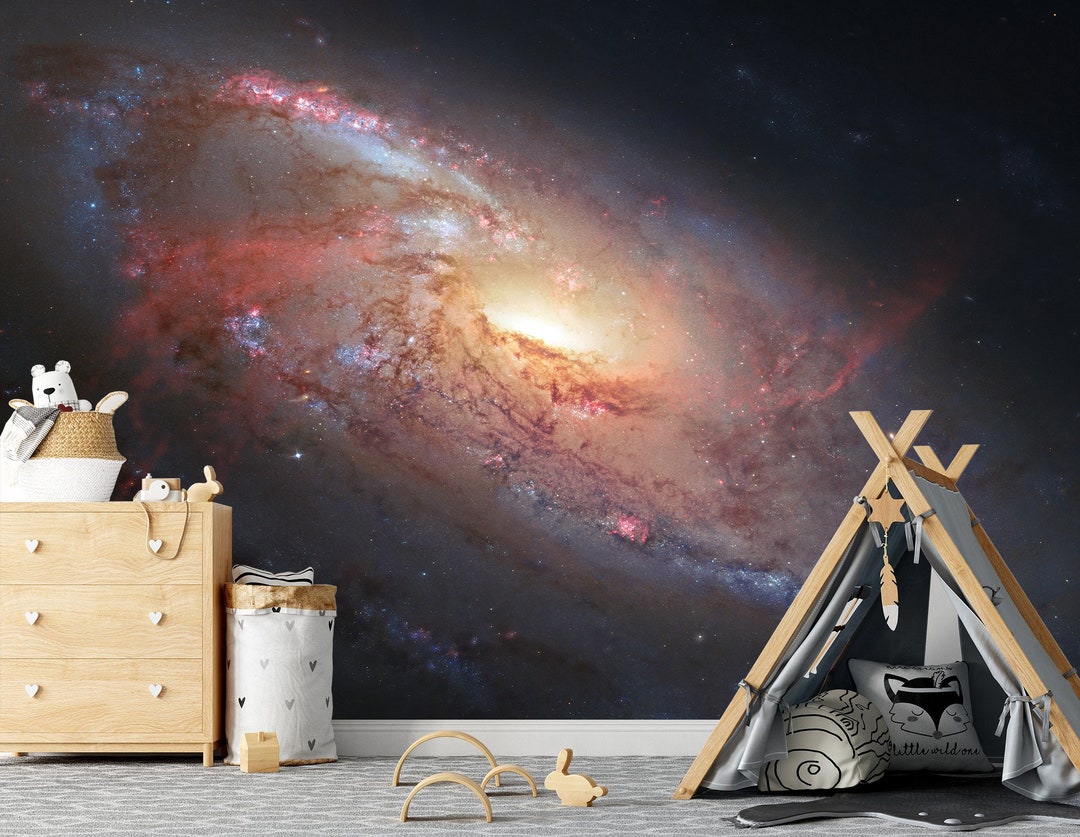 Galaxy Wallpaper Space Wall Mural Peel and Stick Nursery Wall Decor