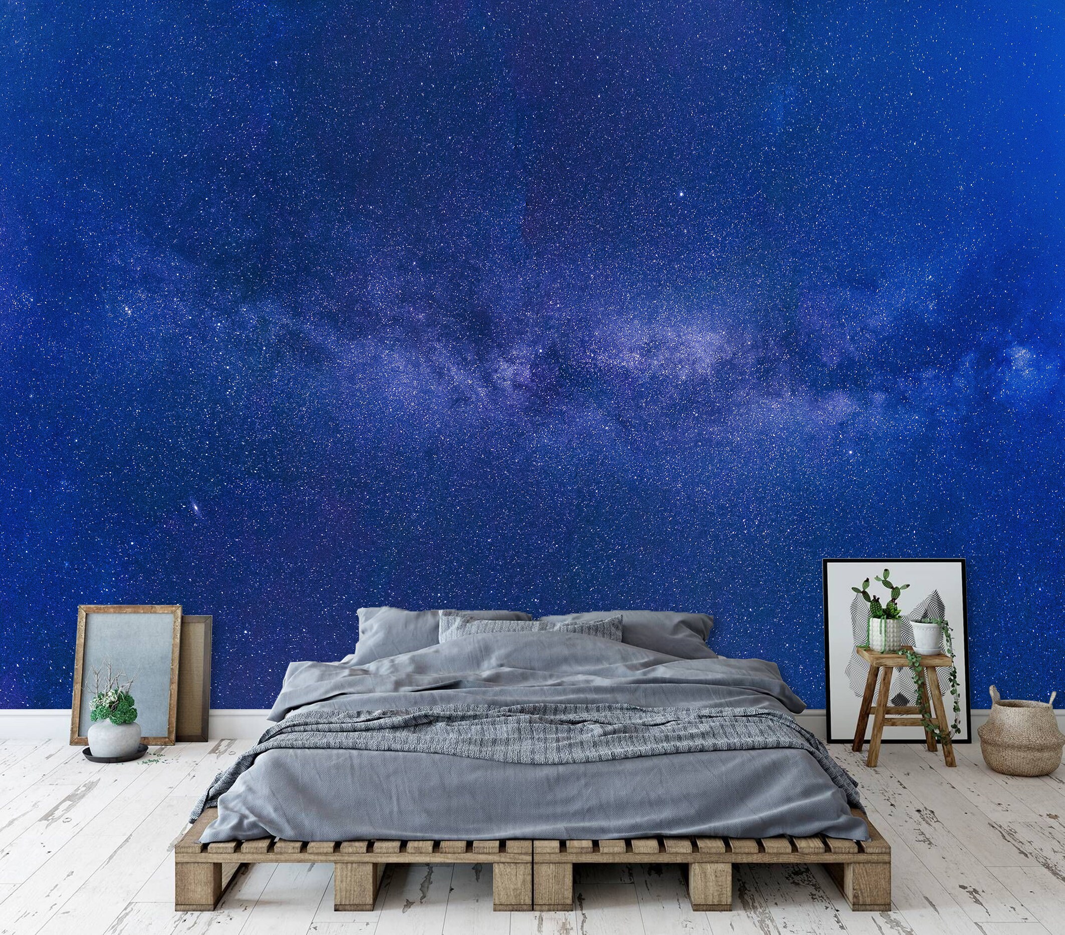 Star Cluster Peel and Stick Mural Wallpaper Stellar Nebula | Etsy