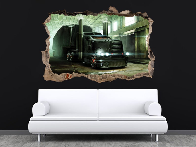 Scania Custom Semi truck Poster Semi truck Print Truck Print Etsy