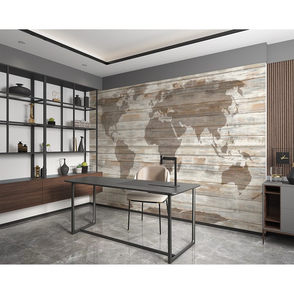 Barnwood Wallpaper - Etsy