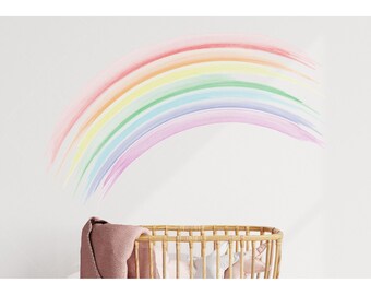 Half Rainbow Wall Decal Kids Toddler Room Wall Sticker