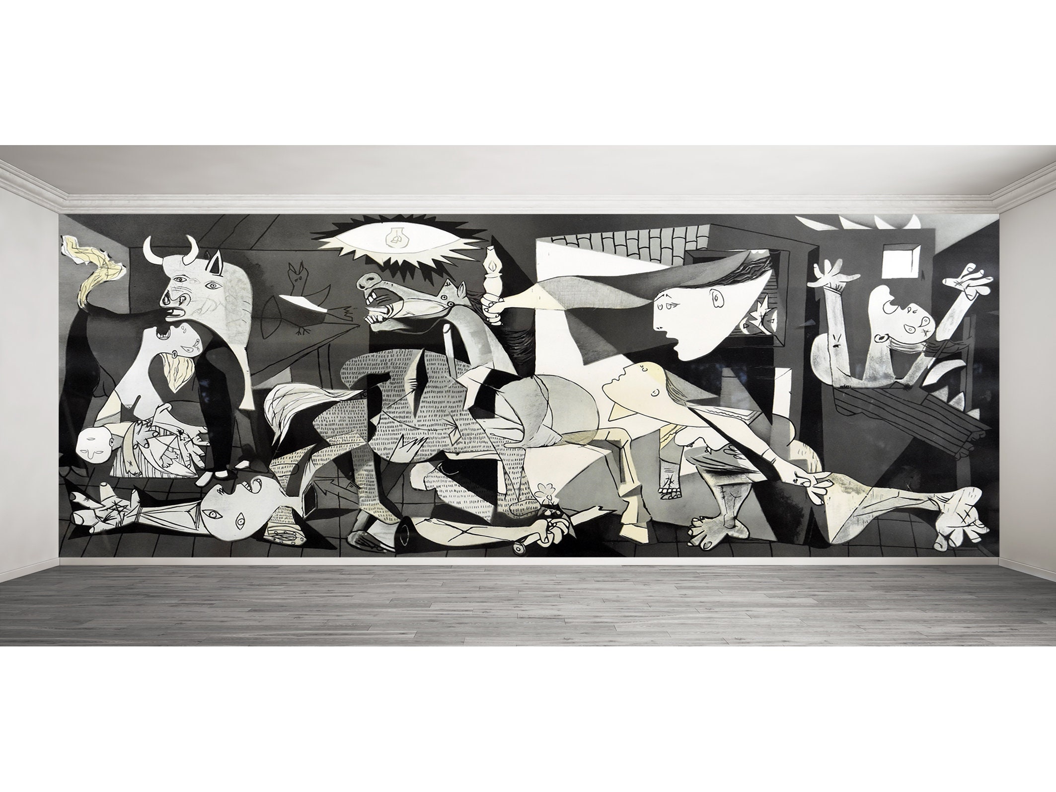 Tapete Picasso Guernica Wandbild Schälen und Aufkleben oder Traditionelle  Panorama Tapete Drucken Dunkel Schlafzimmer Tapete Kunstmalerei Wandbild -   Österreich