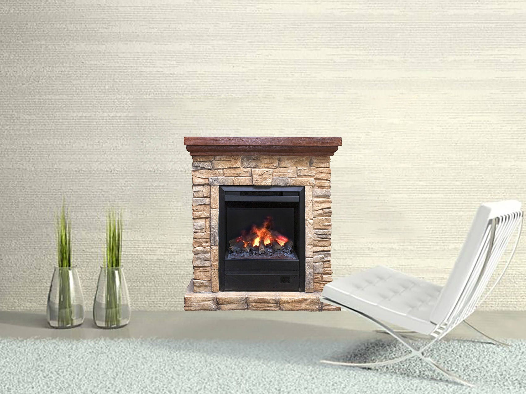 Brick Fireplace Printable