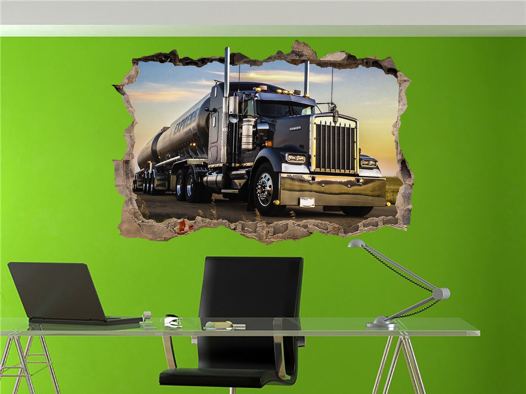 Semi truck wall art Tuck wall decor Semi truck Prints Semi Etsy