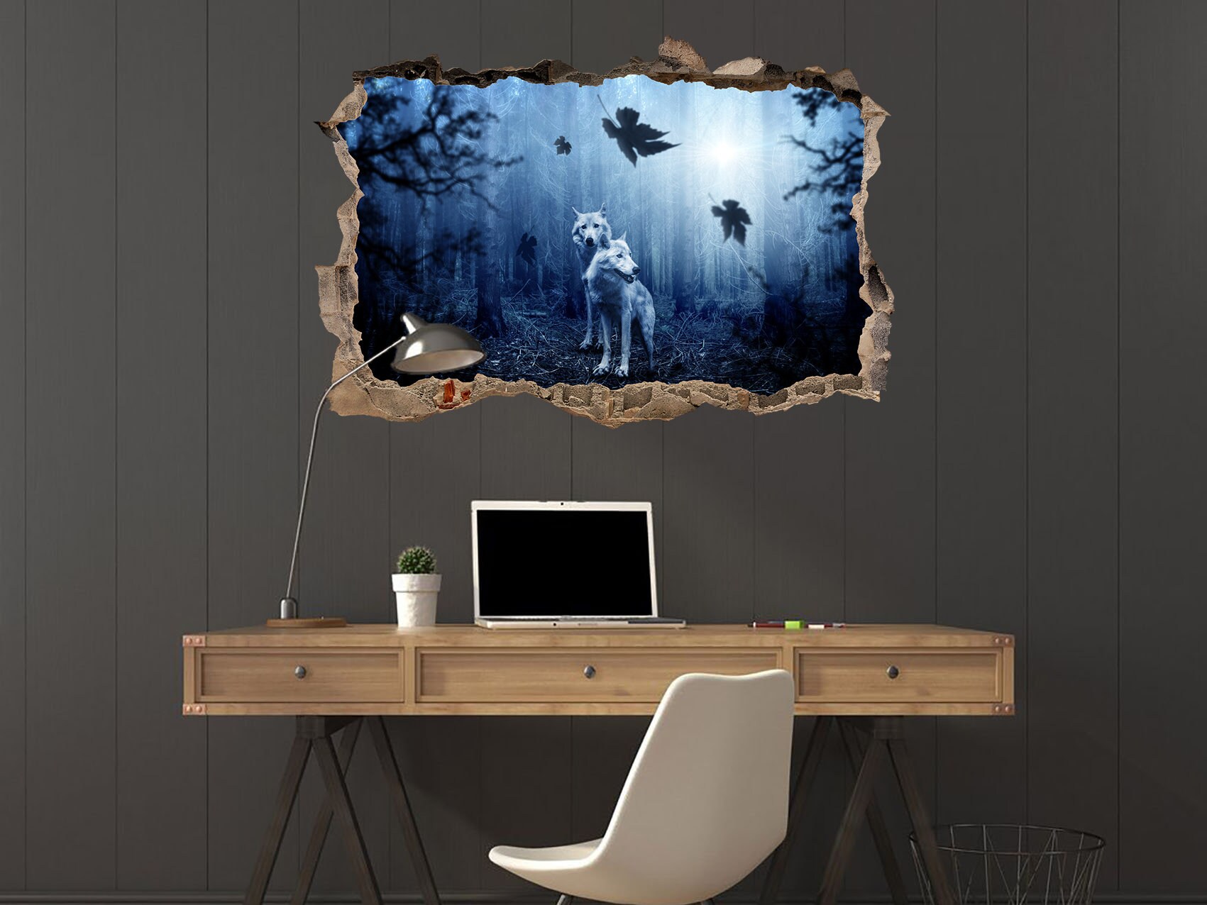 Wolf Decal Wolf Wall Art Wolf Print Wolf Sticker Wolf Wall Decor Extra ...