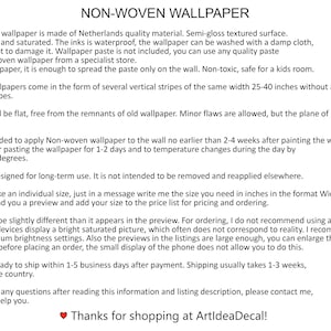 Dark Foggy Forest Wallpaper Peel and Stick \ Traditional | Misty Trees Wallpaper Mural Modern Wall Decor Bedroom Living Room Wallpaper Moody image 5