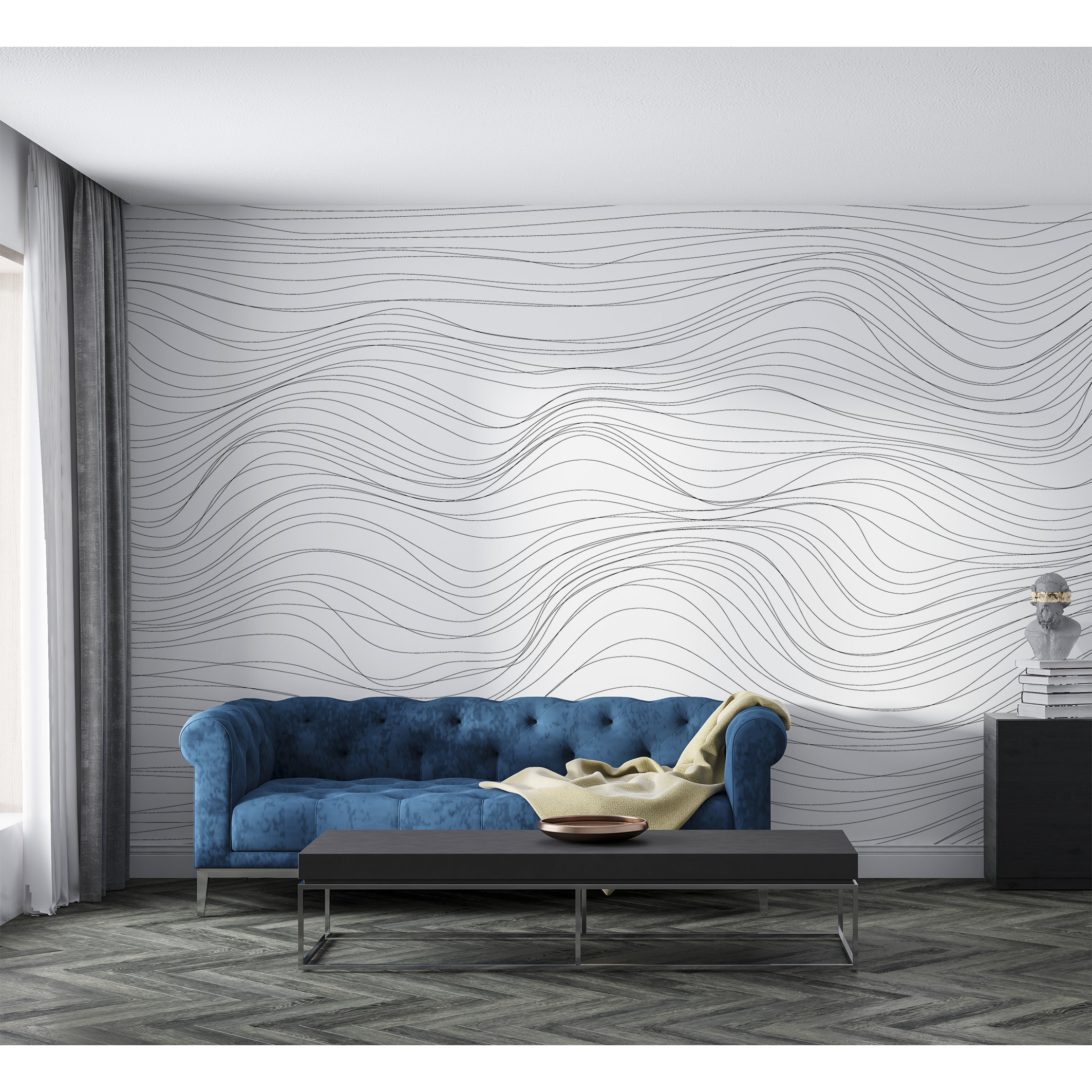 Kinderkamer behang met patronen | Manen en sterren op een roze achterg —  Kids Wall, image size:2126x2126