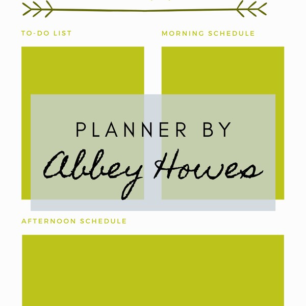 Chartreuse 2020 Daily Planner