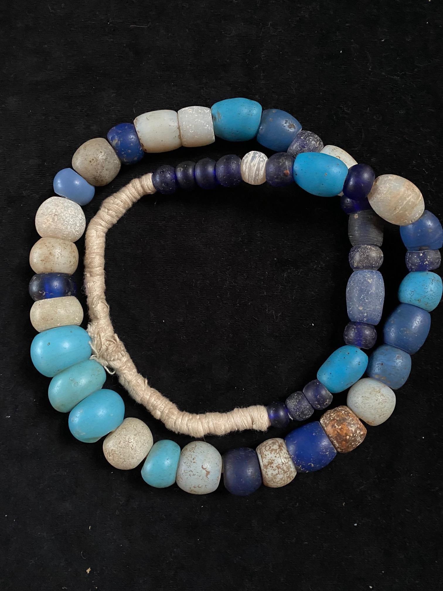 アンティーク 大型オランダ ドゴン ビーズ マリ、1600-1800 年、サイズ 