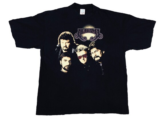 Rare Vintage 90s Alabama Band Tshirts