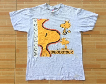 Rare vintage 90s woodstock schulz tshirts