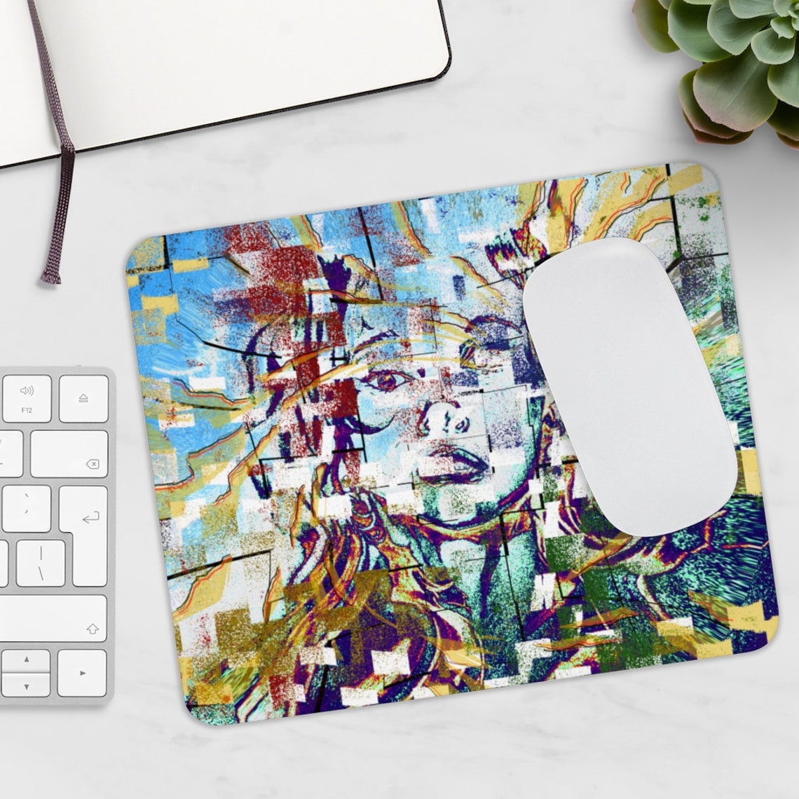 Customizable Mousepad/ Abstract Digital Mouse Etsy