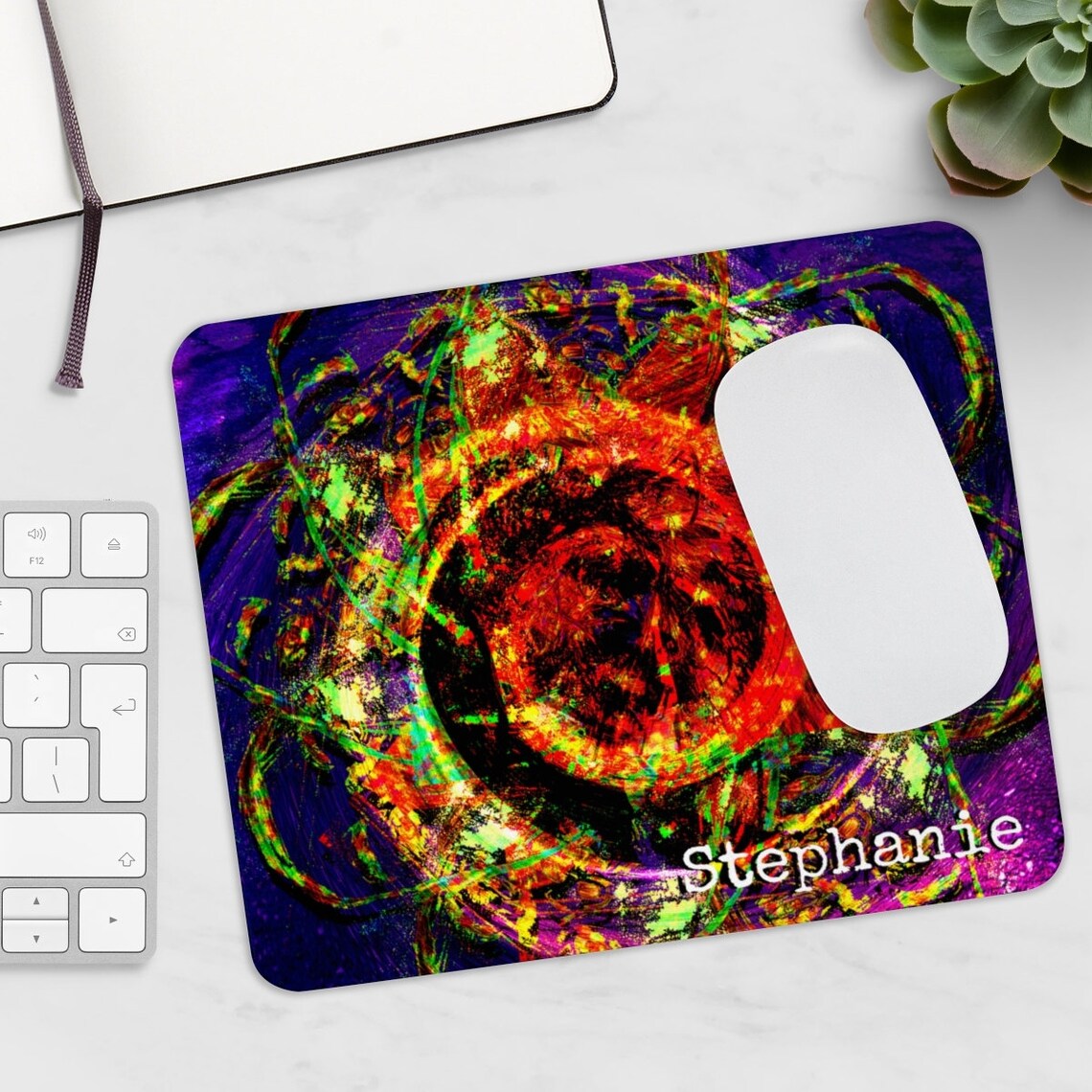 Customizable Mousepad/ Abstract Digital Mouse Etsy