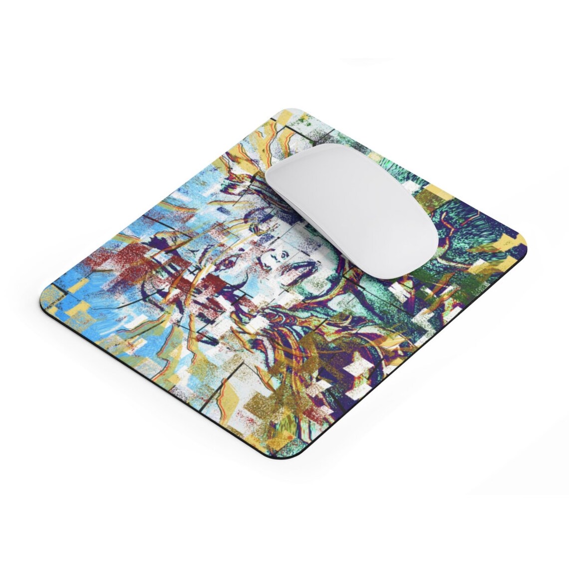 Customizable Mousepad/ Abstract Digital Mouse Etsy
