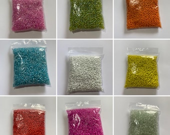 DESTASH - Seed Beads 3mm