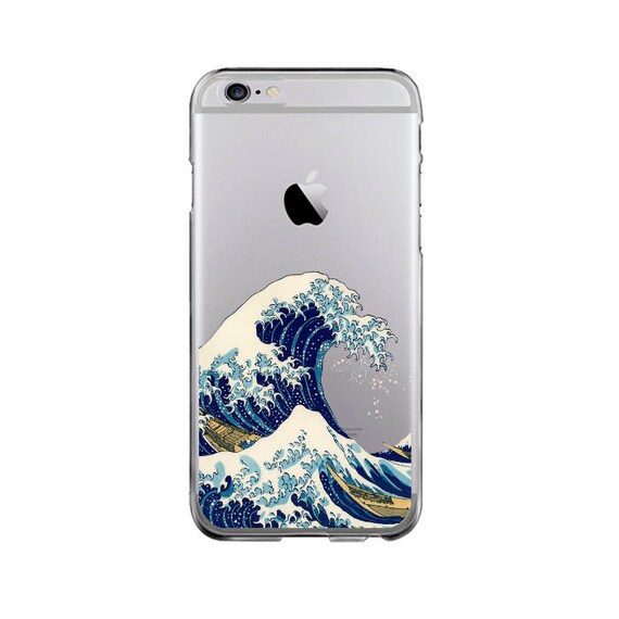 coque iphone 6 transparent waves
