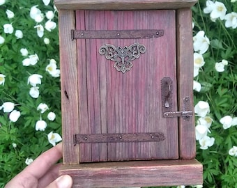 Sprookjesdeur, miniatuur sprookjesdeur voor huis en tuin, sprookjeshuisdeur